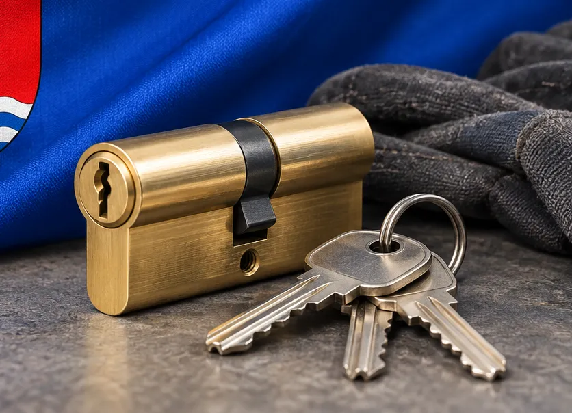 Bombín nuevo con llaves para cambiar el bombín en Humanes de Madrid
