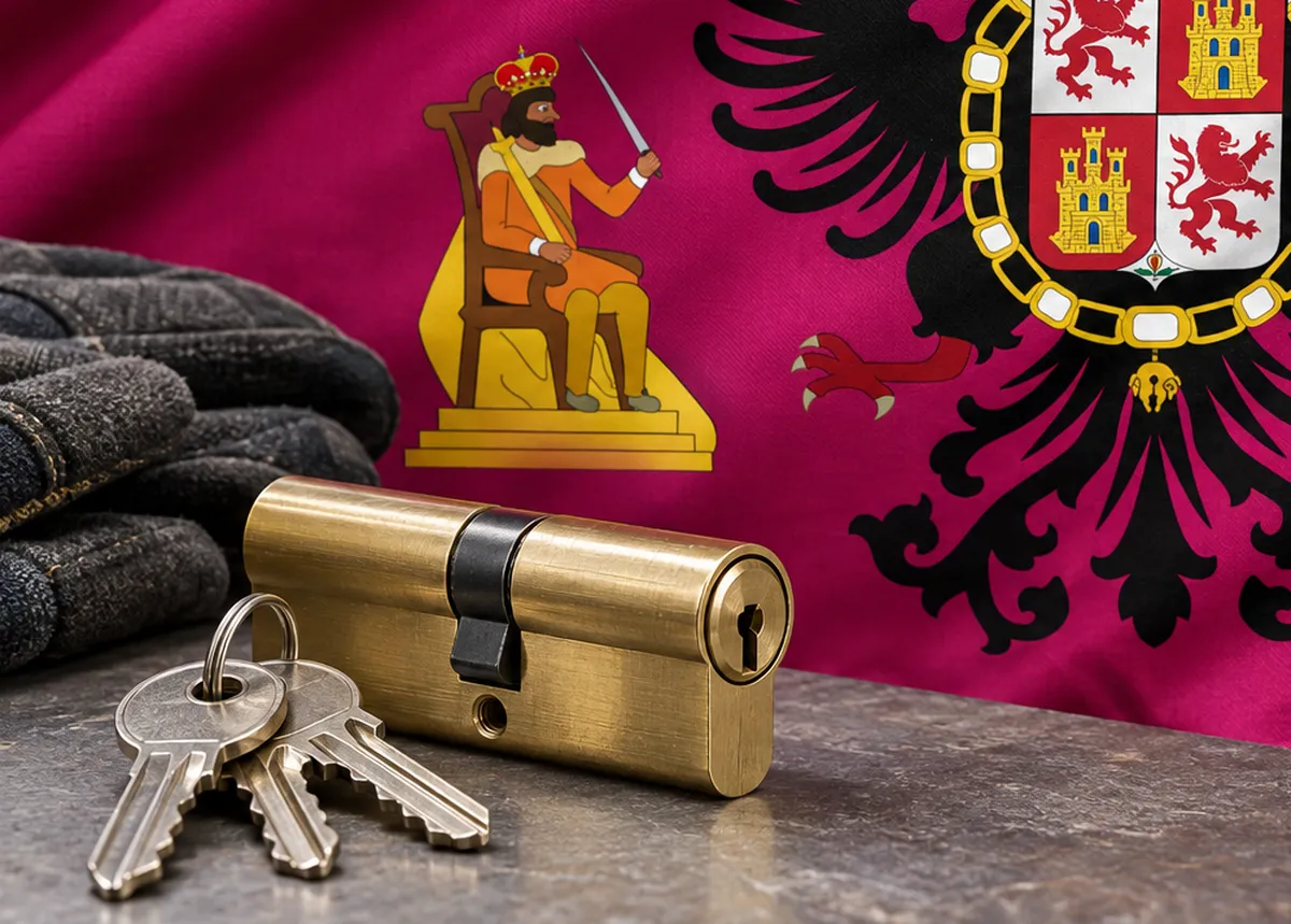 Bombín nuevo con llaves para cambiar el bombín en Nambroca