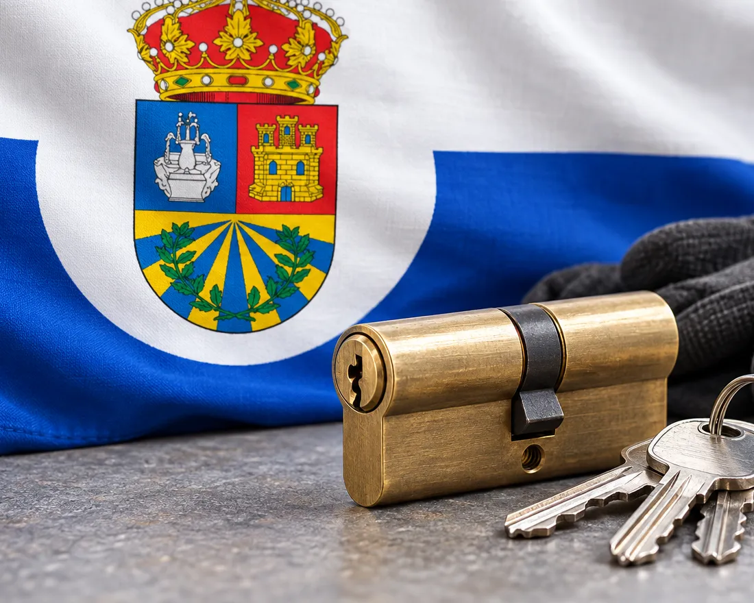 Bombín de seguridad para una puerta en Fuenlabrada