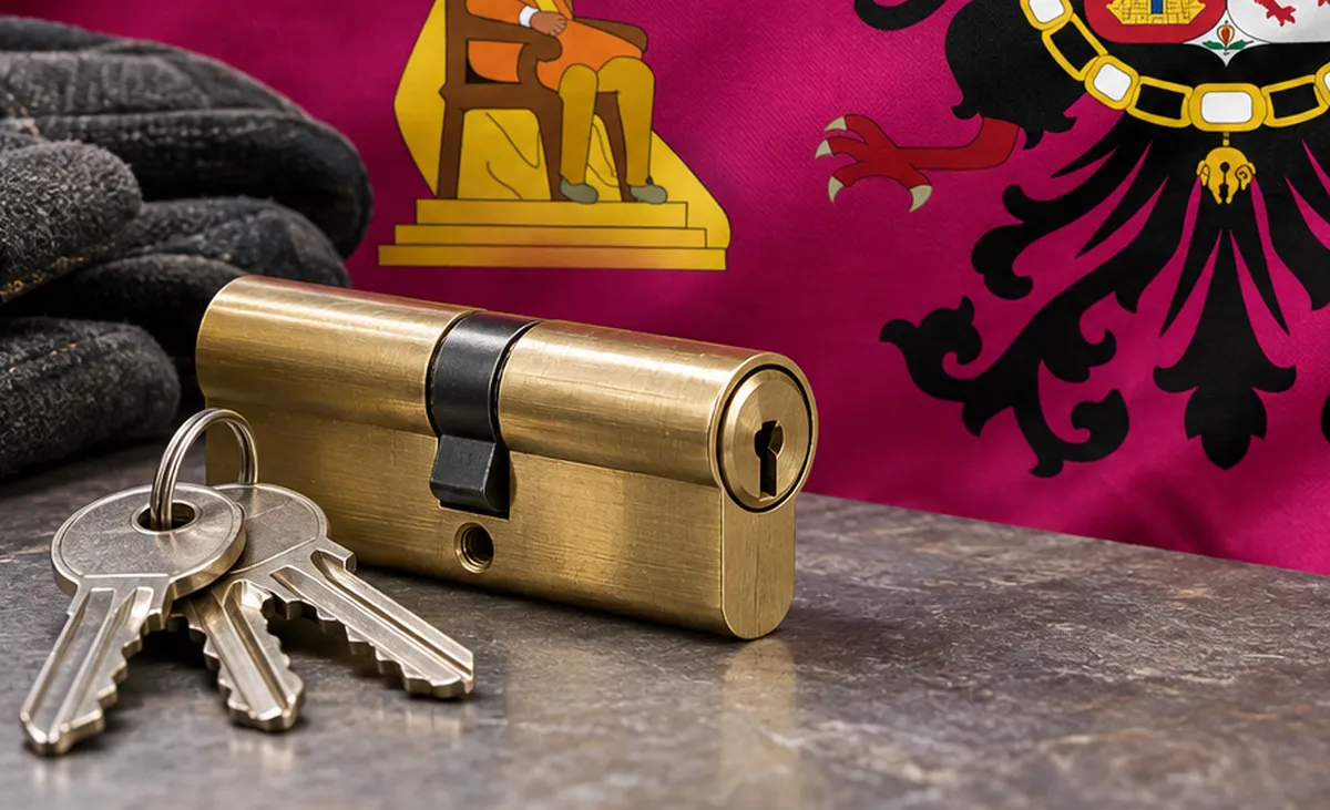 Bombín nuevo con sus llaves para un cambio de bombín en Chueca