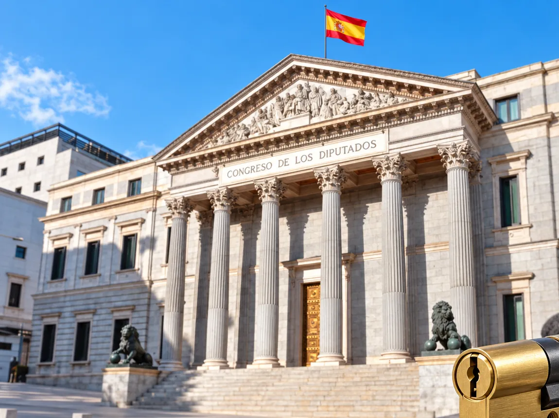 Bombín nuevo con llaves para un negocio del barrio de Cortes, Madrid
