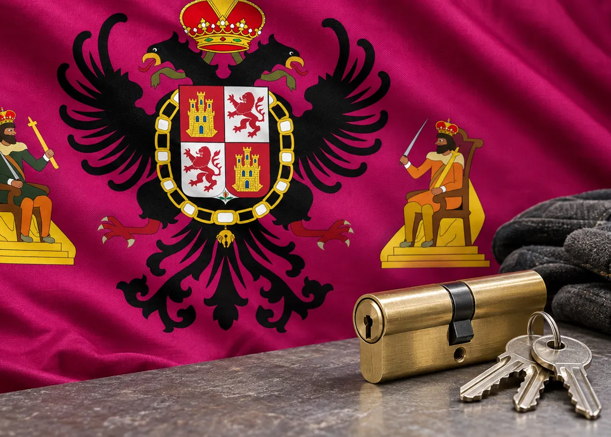 Cerrajero urgente en Gálvez: bandera de la provincia de Toledo y un bombín nuevo