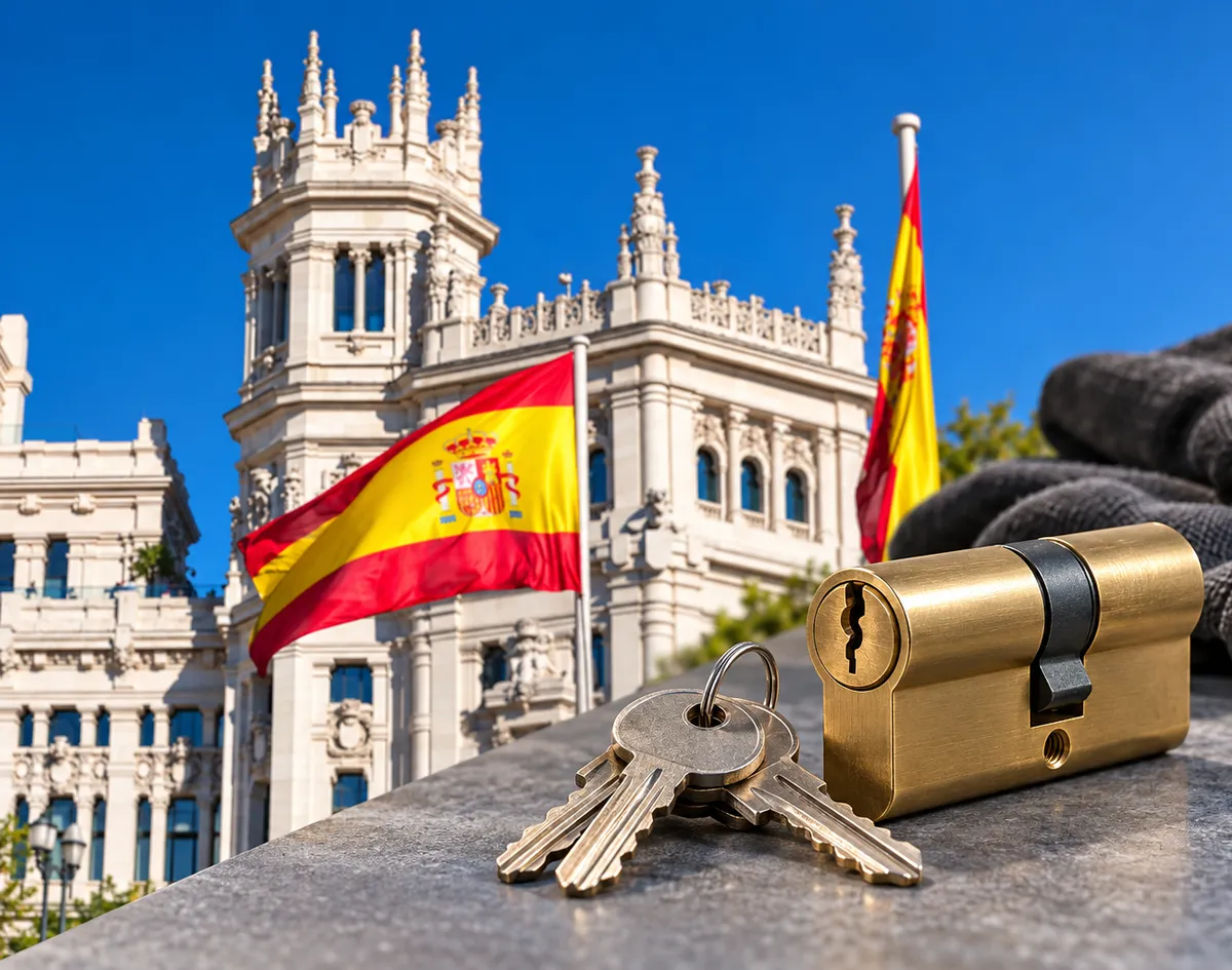 Cerrajero urgente en Palacio, Madrid: bombín nuevo y llaves en el centro de Madrid