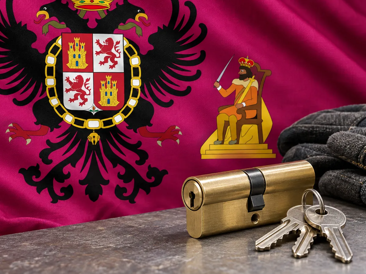 Cerrajero urgente en Pelahustán: bandera de la provincia de Toledo y un bombín nuevo