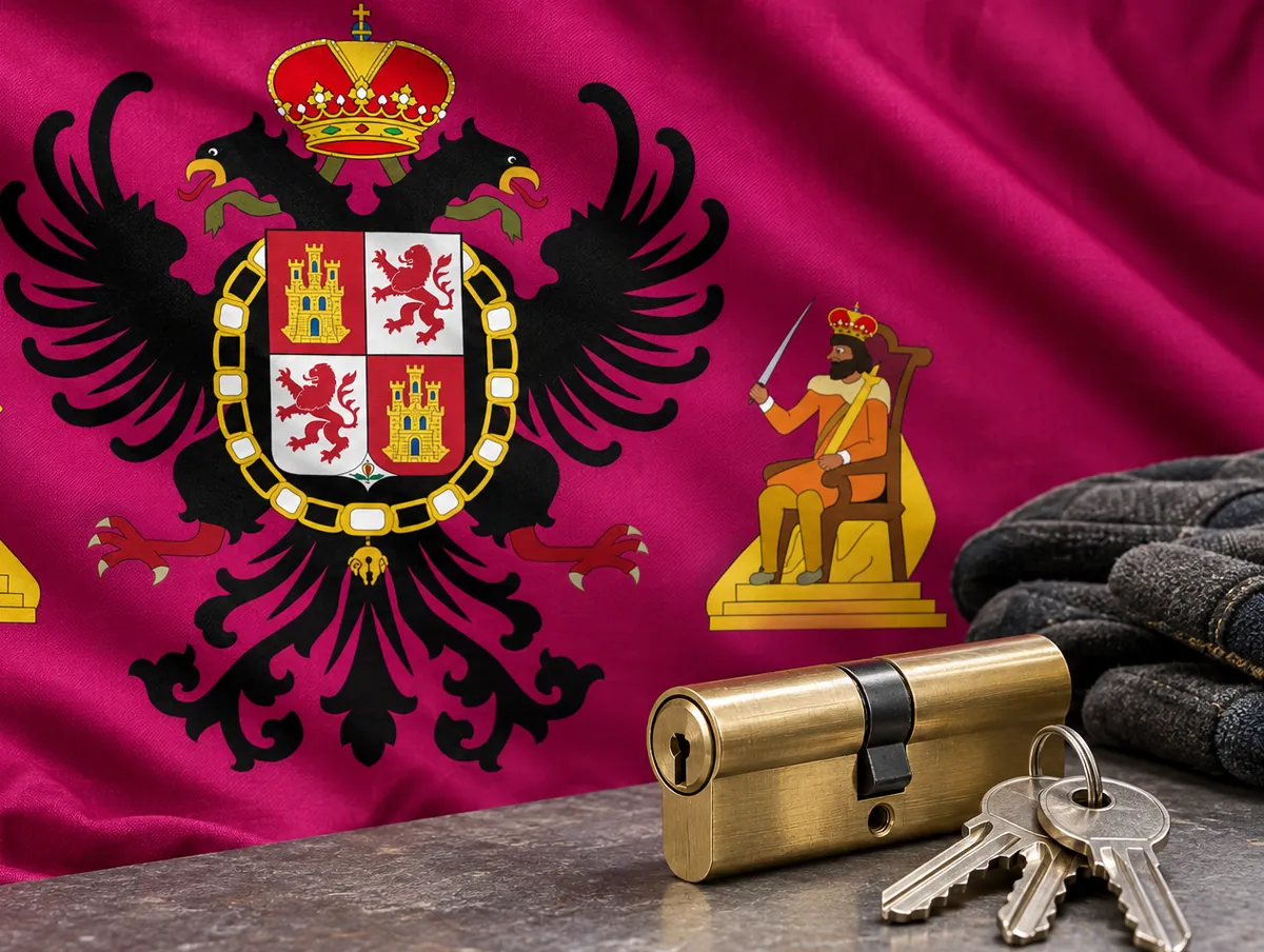 Cerrajero urgente en Ugena: bandera de la provincia de Toledo y un bombín nuevo